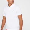 Cămăși polo alb pentru bărbați Ralph Lauren Basic Mesh Cămăși polo alb pentru bărbați Ralph Lauren Basic Mesh