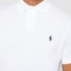 Cămăși polo alb pentru bărbați Ralph Lauren Basic Mesh Cămăși polo alb pentru bărbați Ralph Lauren Basic Mesh