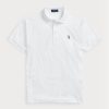 Cămăși polo albe Ralph Lauren, personalizate, slim fit, din bumbac moale Cămăși polo albe Ralph Lauren, personalizate, slim fit, din bumbac moale