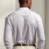 Cămăși polo albe Ralph Lauren, personalizate, slim fit, din piqué