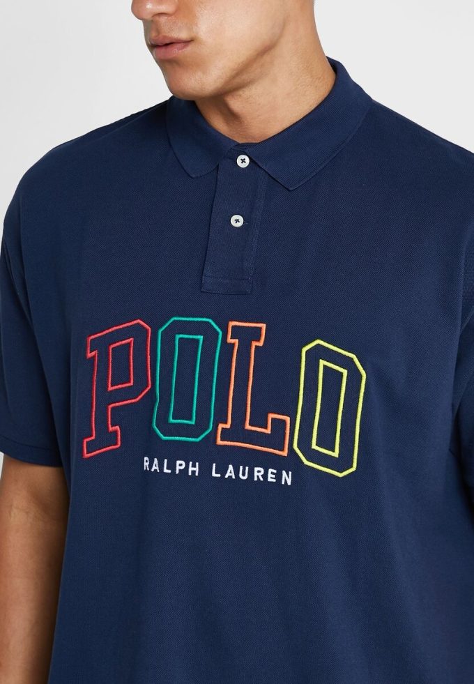 Cămăși polo cu logo Ralph Lauren pentru bărbați bleumarin Cămăși polo cu logo Ralph Lauren pentru bărbați bleumarin