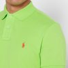 Cămăși polo cu plasă de bază Ralph Lauren verzi pentru bărbați