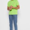 Cămăși polo cu plasă de bază Ralph Lauren verzi pentru bărbați