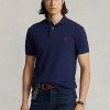 Cămăși polo cu plasă emblematică Ralph Lauren pentru bărbați bleumarin