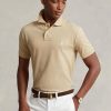 Cămăși polo cu plasă subțire personalizate Ralph Lauren, bej, pentru bărbați