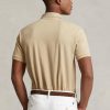 Cămăși polo cu plasă subțire personalizate Ralph Lauren, bej, pentru bărbați