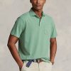 Cămăși polo din bumbac-in, verzi, pentru bărbați, Ralph Lauren, cu tăiere clasică