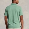 Cămăși polo din bumbac-in, verzi, pentru bărbați, Ralph Lauren, cu tăiere clasică