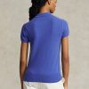 Cămăși polo din cașmir de culoare albastră Ralph Lauren pentru femei Cămăși polo din cașmir de culoare albastră Ralph Lauren pentru femei