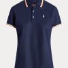 Cămăși polo din jerseu, cu croială, Ralph Lauren, pentru femei, bleumarin Cămăși polo din jerseu, cu croială, Ralph Lauren, pentru femei, bleumarin
