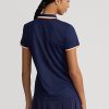 Cămăși polo din jerseu, cu croială, Ralph Lauren, pentru femei, bleumarin Cămăși polo din jerseu, cu croială, Ralph Lauren, pentru femei, bleumarin