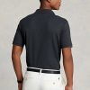 Cămăși polo negru pentru bărbați Ralph Lauren Classic Fit din bumbac moale