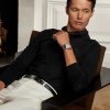 Cămăși polo negru pentru bărbați Ralph Lauren personalizate slim fit piqué