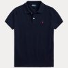 Cămăși polo negru pentru femei Ralph Lauren slim fit din cașmir Cămăși polo negru pentru femei Ralph Lauren slim fit din cașmir