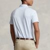 Cămăși polo pentru bărbați, albastru deschis, personalizate, din bumbac și in, pentru bărbați
