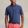 Cămăși polo pentru bărbați, din bumbac și in, Ralph Lauren, culoarea clasică