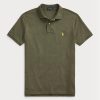 Cămăși polo pentru bărbați Ralph Lauren, personalizate, cu ochiuri subțire, din plasă Cămăși polo pentru bărbați Ralph Lauren, personalizate, cu ochiuri subțire, din plasă
