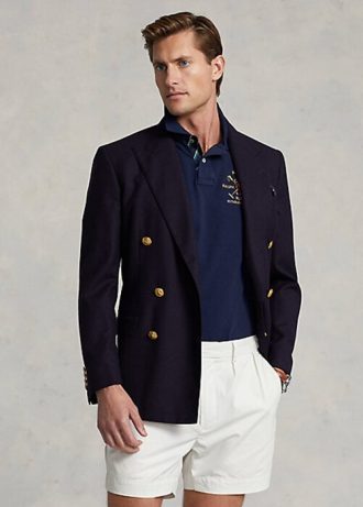 Cămăși polo Ralph Lauren pentru bărbați, cu crestă, cu ochiuri clasice Cămăși polo Ralph Lauren pentru bărbați, cu crestă, cu ochiuri clasice