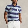 Cămăși polo Ralph Lauren, personalizate, cu ochiuri subțire, Big Pony, pentru bărbați Cămăși polo Ralph Lauren, personalizate, cu ochiuri subțire, Big Pony, pentru bărbați