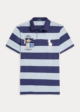 Cămăși polo Ralph Lauren, personalizate, cu ochiuri subțire, Big Pony, pentru bărbați Cămăși polo Ralph Lauren, personalizate, cu ochiuri subțire, Big Pony, pentru bărbați