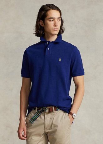 Cămăși polo Ralph Lauren, personalizate, cu ochiuri subțire, pentru bărbați