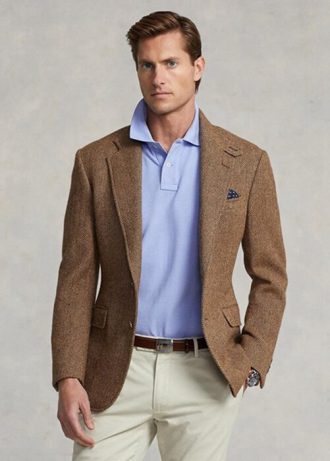 Cămăși polo Ralph Lauren personalizate pentru bărbați, cu ochiuri subțire, albastre Cămăși polo Ralph Lauren personalizate pentru bărbați, cu ochiuri subțire, albastre