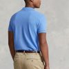 Cămăși polo Ralph Lauren personalizate pentru bărbați, cu ochiuri subțire, albastre