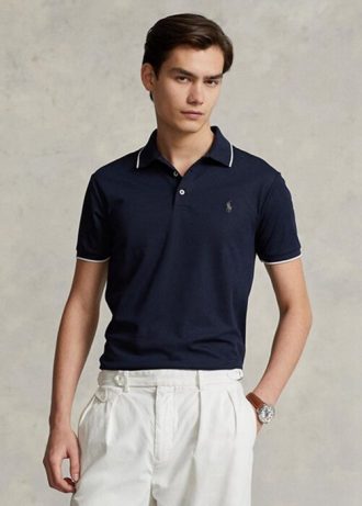 Cămăși polo Ralph Lauren personalizate pentru bărbați, slim fit Birdseye