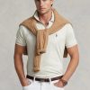 Cămăși polo Ralph Lauren, personalizate, slim fit, din bumbac moale, bej Cămăși polo Ralph Lauren, personalizate, slim fit, din bumbac moale, bej