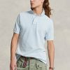 Cămăși polo Ralph Lauren RL Origin, albastru deschis, pentru bărbați Cămăși polo Ralph Lauren RL Origin, albastru deschis, pentru bărbați