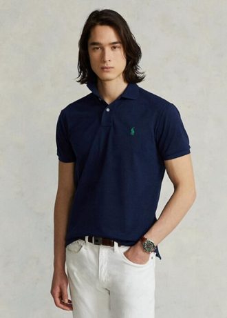 Cămăși polo Ralph Lauren The Earth pentru bărbați bleumarin