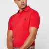 Cămăși polo roșii pentru bărbați Ralph Lauren Basic Mesh Cămăși polo roșii pentru bărbați Ralph Lauren Basic Mesh