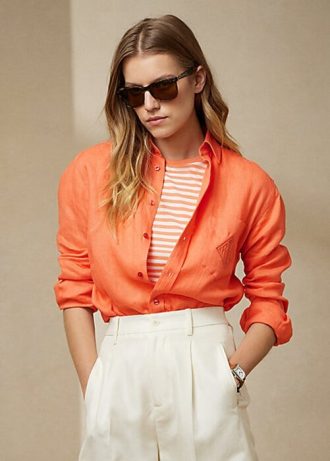 Cămăși portocalii Ralph Lauren Adrien de in