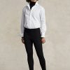 Collanți negri Ralph Lauren pentru damă, cu etrier elastic Collanți negri Ralph Lauren pentru damă, cu etrier elastic