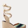 Espadrile din pânză Ralph Lauren pentru femei, bleumarin Espadrile din pânză Ralph Lauren pentru femei, bleumarin