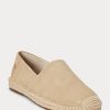 Espadrille Bej Ralph Lauren Cevio din piele intoarsa pentru barbati