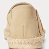 Espadrille Bej Ralph Lauren Cevio din piele intoarsa pentru barbati