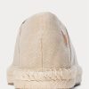Espadrille cremă Ralph Lauren Cevio din pânză spălată pentru bărbați