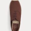 Espadrille cu șireturi din pânză Ralph Lauren maro pentru femei Espadrille cu șireturi din pânză Ralph Lauren maro pentru femei