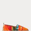 Espadrille de in floral Bowsworth pentru bărbați portocalii