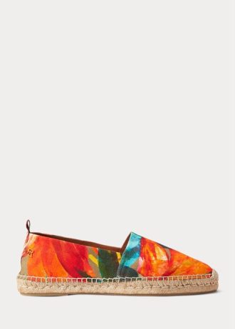 Espadrille de in floral Bowsworth pentru bărbați portocalii Espadrille de in floral Bowsworth pentru bărbați portocalii