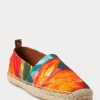 Espadrille de in floral Bowsworth pentru bărbați portocalii
