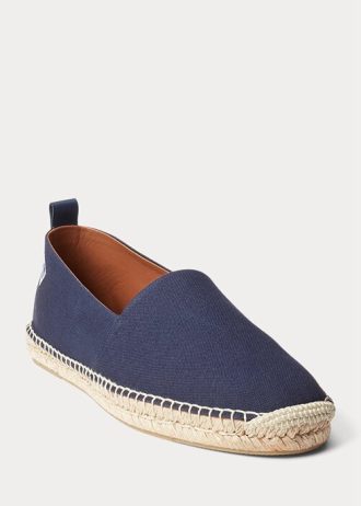 Espadrille de pânză cu monogramă Ralph Lauren Bowsworth pentru bărbați bleumarin Espadrille de pânză cu monogramă Ralph Lauren Bowsworth pentru bărbați bleumarin