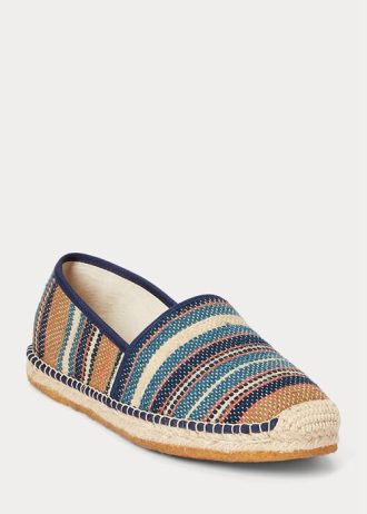 Espadrille jacquard țesute manual pentru bărbați, multicolore, Ralph Lauren Espadrille jacquard țesute manual pentru bărbați, multicolore, Ralph Lauren