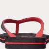 Flip-flops pentru bărbați, negru/roșu, Ralph Lauren Bolt Pony Flip-flops pentru bărbați, negru/roșu, Ralph Lauren Bolt Pony