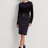 Fuste creion din bumbac Fair Isle, multicolore, Ralph Lauren, pentru femei Fuste creion din bumbac Fair Isle, multicolore, Ralph Lauren, pentru femei