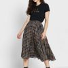 Fuste cu talie înaltă plisate Ralph Lauren de damă multicolore Fuste cu talie înaltă plisate Ralph Lauren de damă multicolore