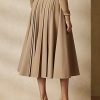 Fuste de flanel stretch pentru femei Ralph Lauren Witley bej Fuste de flanel stretch pentru femei Ralph Lauren Witley bej