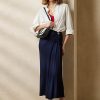 Fuste din jerse Ralph Lauren Margarethe pentru femei bleumarin