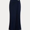 Fuste din jerse Ralph Lauren Margarethe pentru femei bleumarin